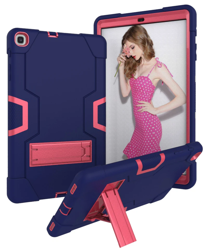 Детский безопасный сверхпрочный армированный силиконовый чехол для Samsung Galaxy Tab A