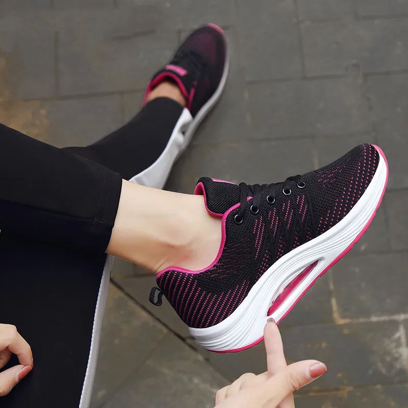 2019 кроссовки Для женщин Мужская обувь Femme Обувь с дышащей сеткой женская на
