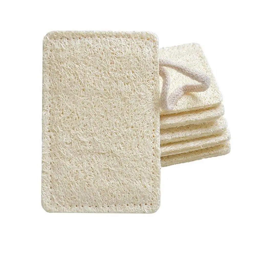 

Luffa Sponge Loofah Yarn Dinnerware Dish Towels Dishwashing Fabric Dish Cloth Dish Washing Towel Dishes