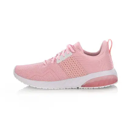 Li-Ning/Женская гелевая блестящая прогулочная обувь; износостойкая нескользящая подкладка; классическая удобная спортивная обувь; кроссовки; AGCN074 SJAS18 - Цвет: AGCN074-3H