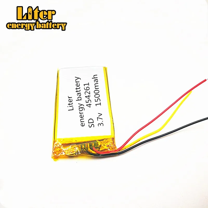 5 шт./лот 3 линии хорошего качества 7 V 1500mAH 454261 полимерный литий ионный/литий ионная