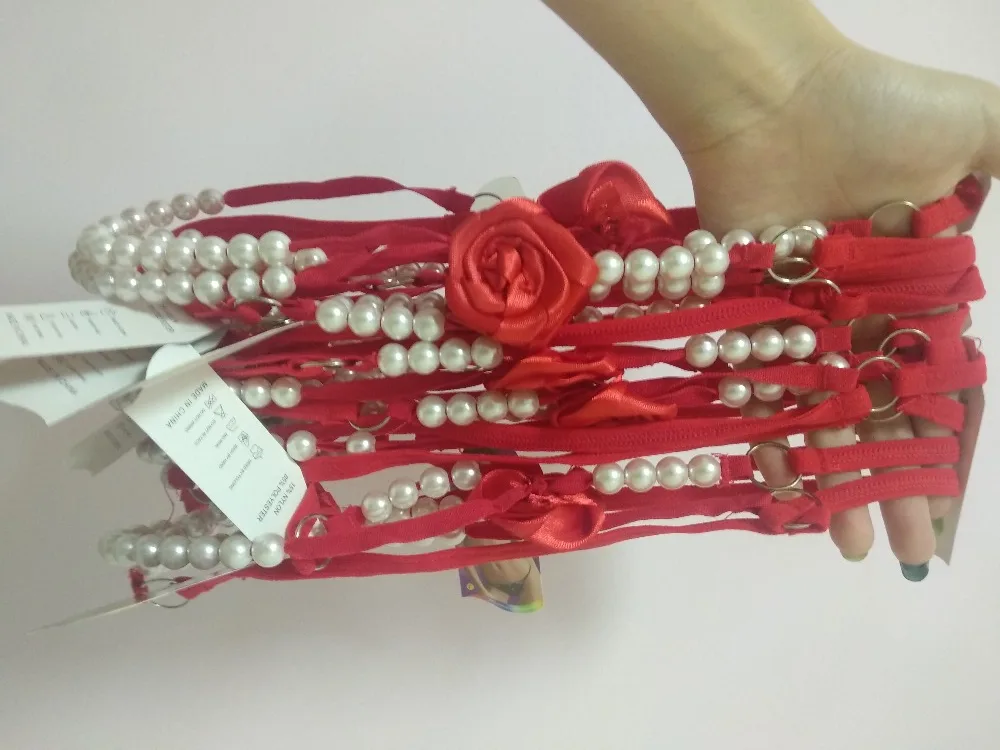 Сексуальное простое мягкое нижнее белье розовые жемчужные стринги трусики с цепочкой День Святого Валентина эротическая цепь украшения для тела для женщин