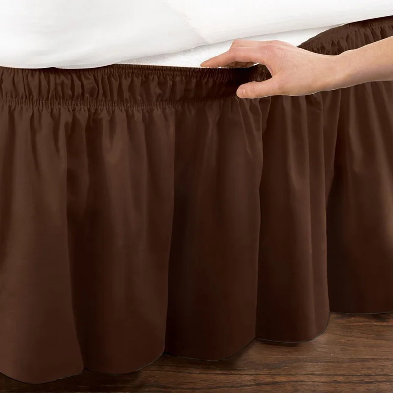 15 цветов отель эластичная кровать юбка сплошной цвет покрывало без поверхности