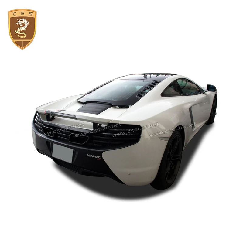 

11-14 MP4 12C RZ Style Carbon Fiber Surface Rear Roof Wing Spoiler Car Styling Body Kit