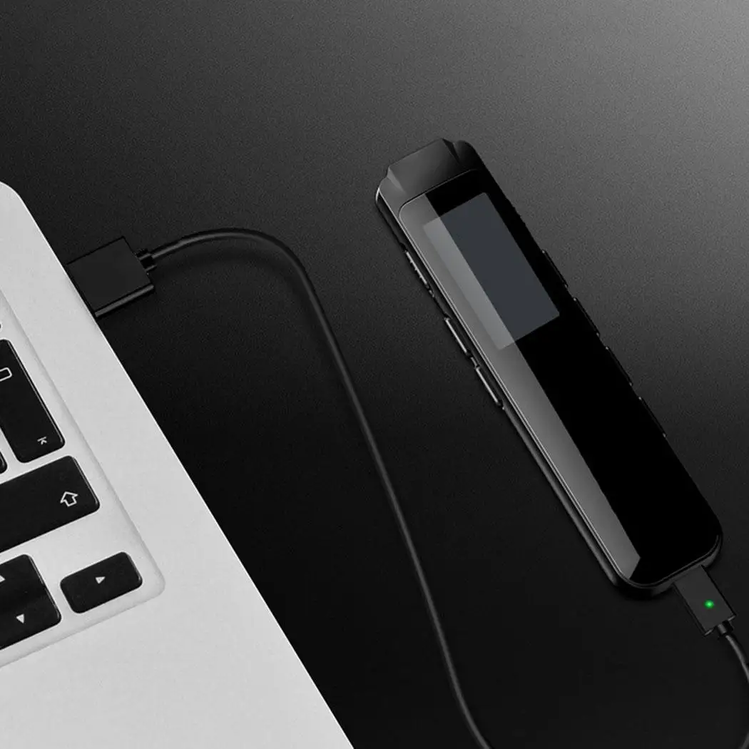 Миниатюрный Портативный цифровой диктофон класса один ключ записи очень удобный