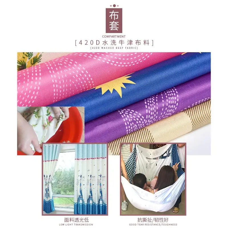 Простой Тканевый шкаф для гардероба одиночная стальная труба утолщенный и ткань