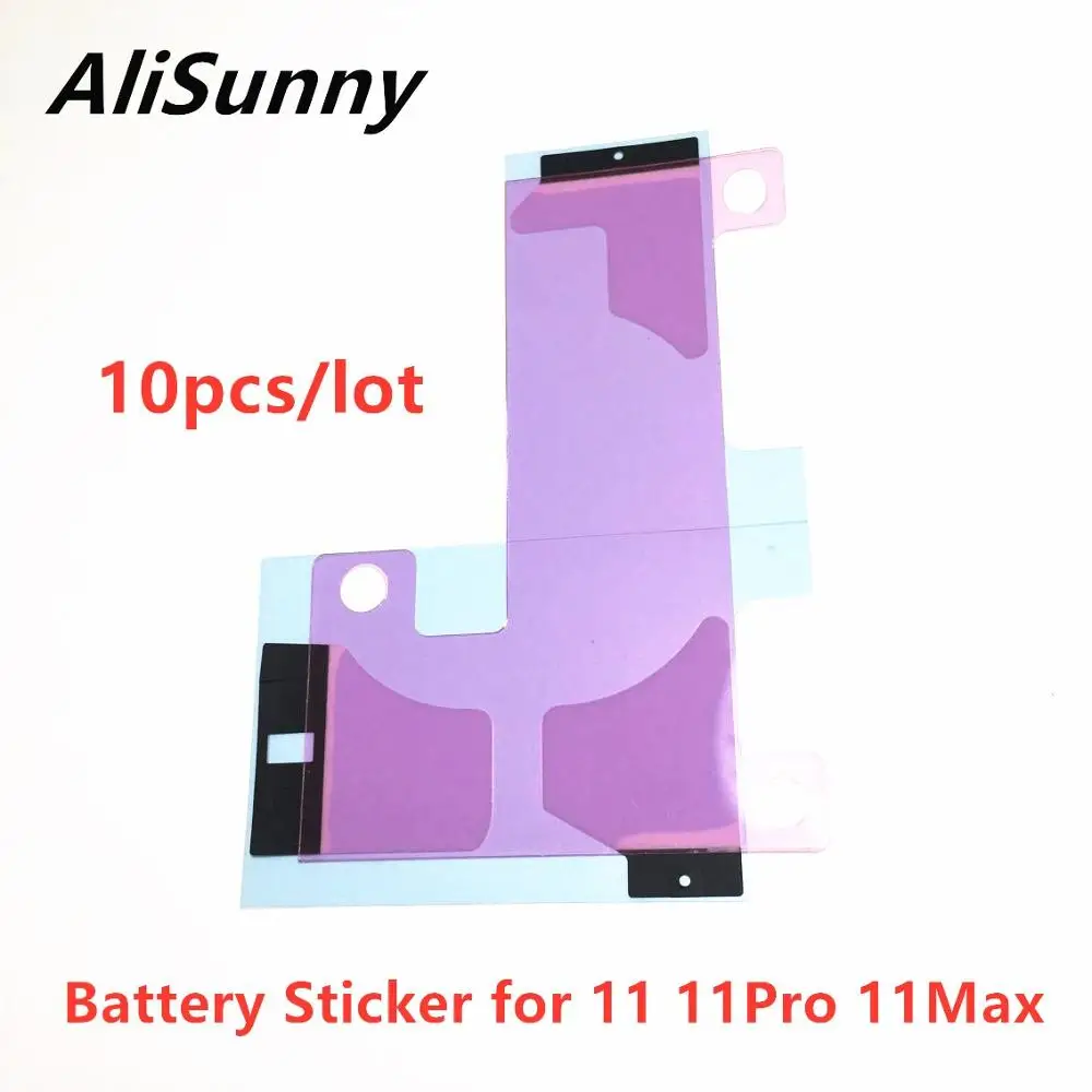 AliSunny 10 шт. стикер батареи для iPhone 11 Pro Max клейкая лента Двухсторонняя запасные