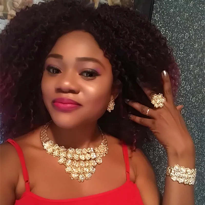 Fani 2019 модные африканские бусы свадебный ювелирный набор бренд Дубай золото