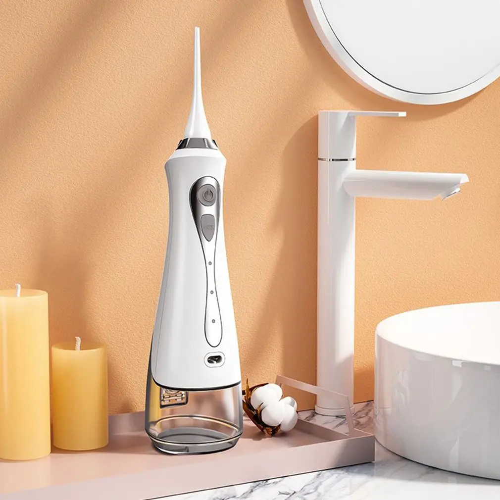 

Oral Irrigator Electric Dental Flusher Teeth Washing Machine Household Portable Dental Flosser Water Floss With 4 Heads