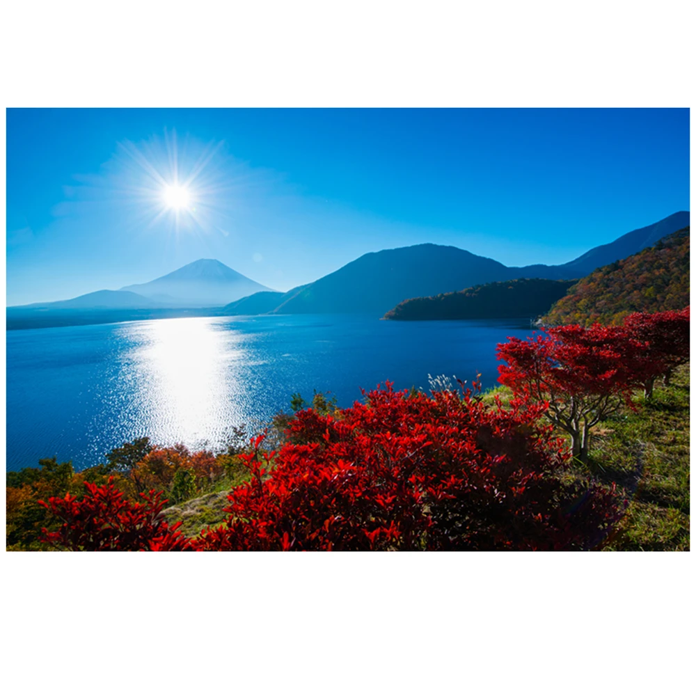 

Colorful print Wall Tapestry Mount Fuji, Japan M554