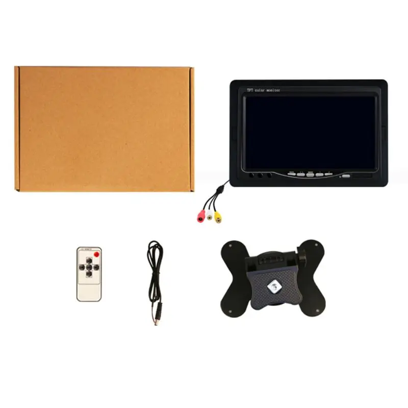 7 &quotTFT LCD цветной HD зеркальный монитор задний вид автомобиля камера заднего вида