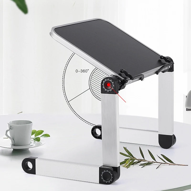 360 Degree Adjustable Book Stand Foldable Laptop Holder Reading Rest Aluminium Alloy Home School Document Study Room Desktop | Канцтовары