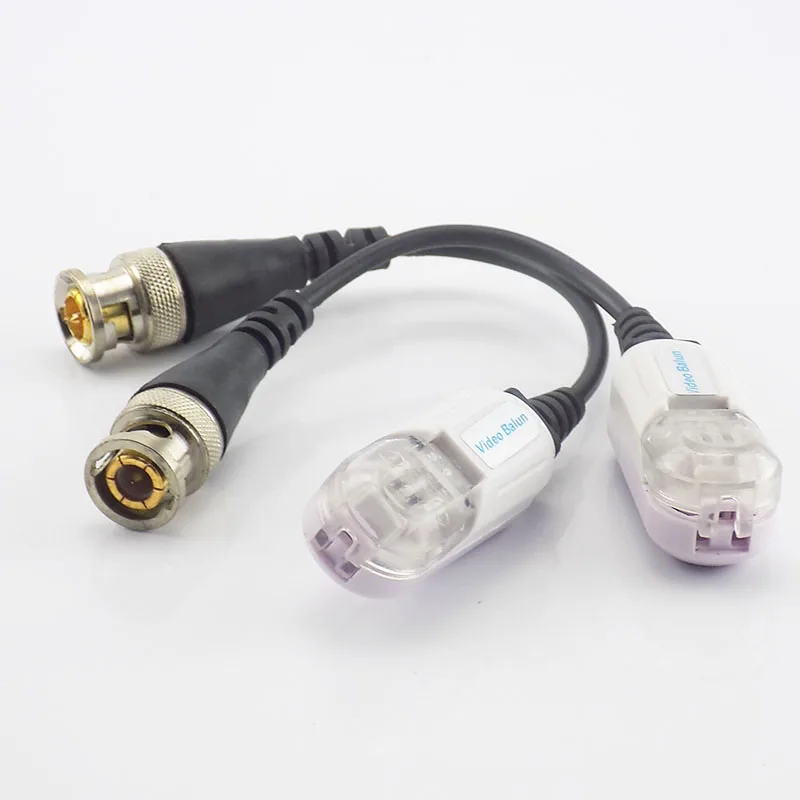 10 пар Cctv видео балун пассивный трансивер Bnc Cat5 Utp Dvr безопасности камера