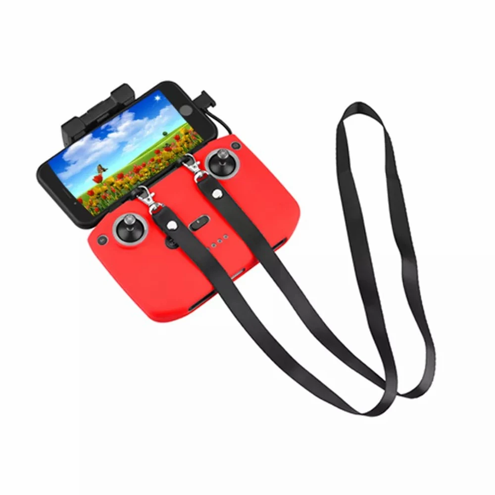 

Mavic Mini 2/AIR 2S Drone Accessories Remote Controller Silicon Protective Cover Sleeve Double Hook Bracket with Strap