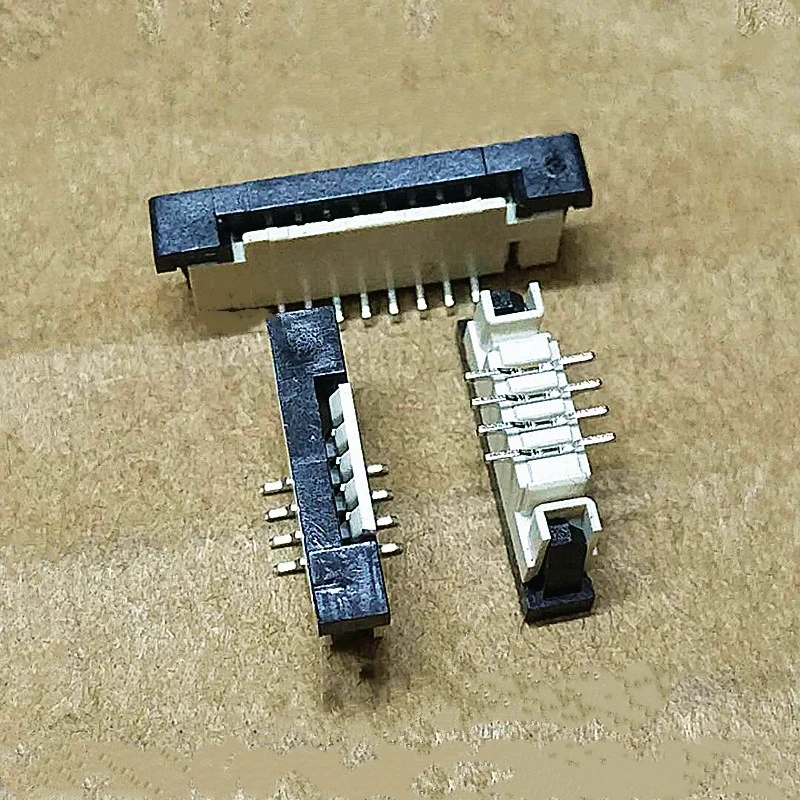 10 шт. вертикальные цельные розетки FPC/FFC 1 0 мм с соединительным замком 4P 6P 8P 10P 12P 14P