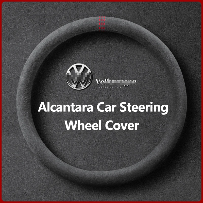 Alcantara чехол рулевого колеса автомобиля подходит для Volkswagen Golf 7 MK7 Passat B8 поло Джатта