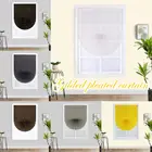 Самоклеящиеся плиссированные жалюзи, занавески, полузатемненные занавески для ванной комнаты, занавески для балкона, гостиная, декор домашнего окна