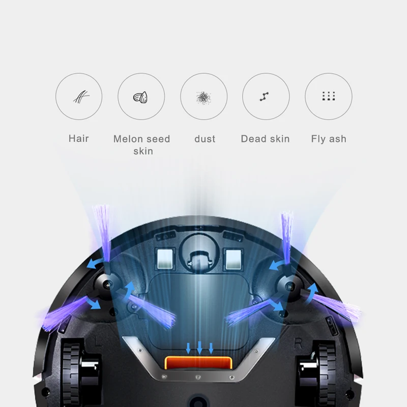 Fmart робот-пылесос для подметания шерсти домашних животных с чистую влажную