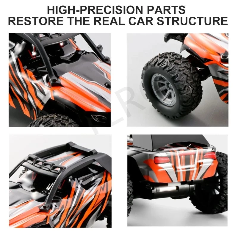 Mini coche acrob&aacute;tico teledirigido de 2,4G, veh&iacute;culo de carreras todoterreno de alta velocidad, 20 km/h, 4 canales, 2WD, cami&oacute;n de radiocontrol, escalada, juguetes para ni&ntilde;os, regalo-5