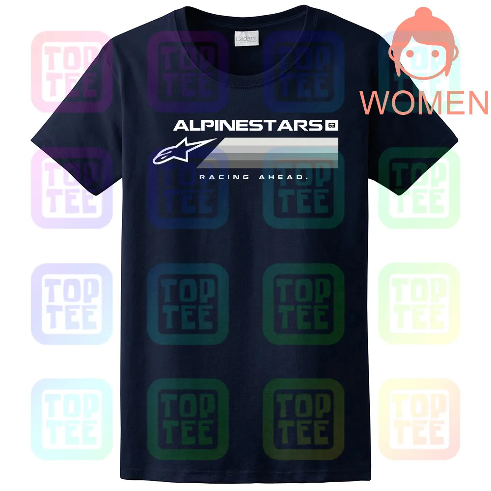 WOMEN-NAVY Alpine Star футболка с коротким рукавом для взрослых, черная, все размеры - Цвет: WOMEN-NAVY