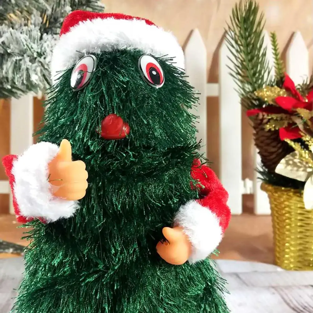 

30CM Animated Dancing Christmas Tree Electric 360 Rotating Dancing Singing Toy For Children Gift