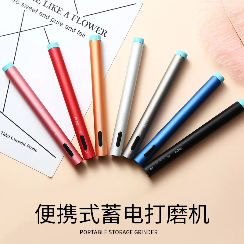 

USB портативная машинка для маникюра 12000 об/мин мини-ручка для маникюра и полировки ногтей шлифовальное устройство для маникюра Сверла для но...