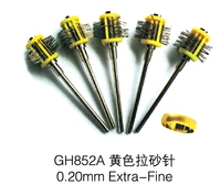 jewellery making 2pcslot yellow color wire dia 0 2mm mounted matt wire brushes jewelry rotary bur