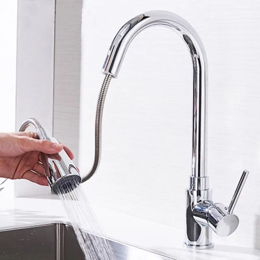 Смеситель для раковины ванной комнаты стандарт Великобритании выдвижной