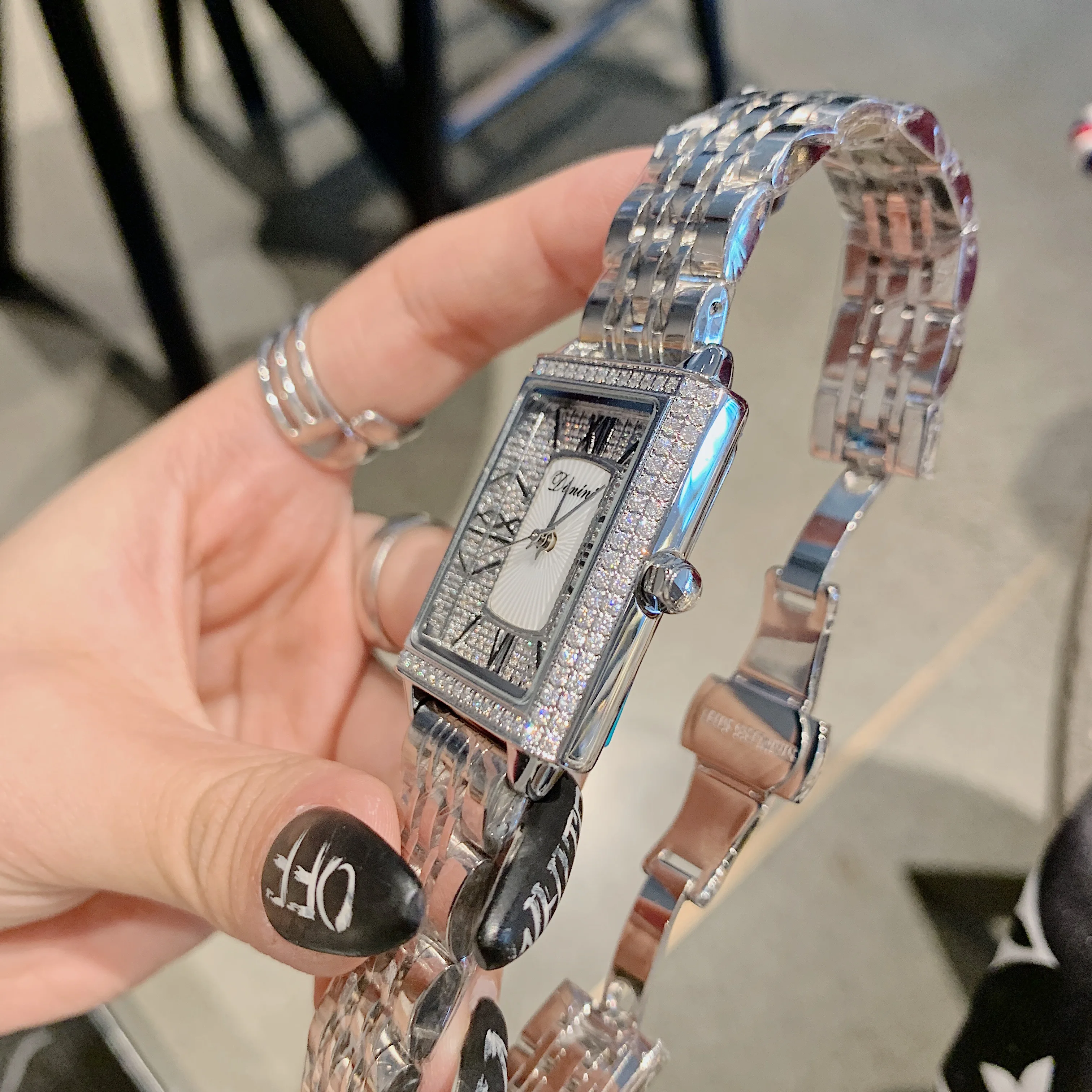 

Luxury Brand Luxury Crystal Gold Watches Women Ladies Quartz Wristwatches Bracelet Steel Watch Relogio Feminino Relojes Mujer