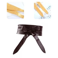 fashion belt delicate faux leather stylish stretchy fine texture women belt clothes belt for banquet