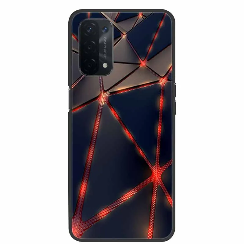 For OPPO A54 5G Case Shockproof Soft silicone TPU Back Cover For OPPO A55 5G Phone Cases OPPOA54 5G A 54 A 55 4G Cute Cartoon