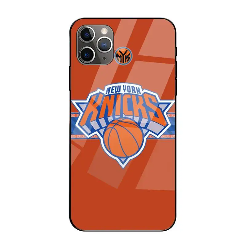 

0 Knicks Phone Case Tempered Glass For Iphone6plus 6S 7 7plus 8 X XS XSmax XR 11 12 Pro Max 12mini