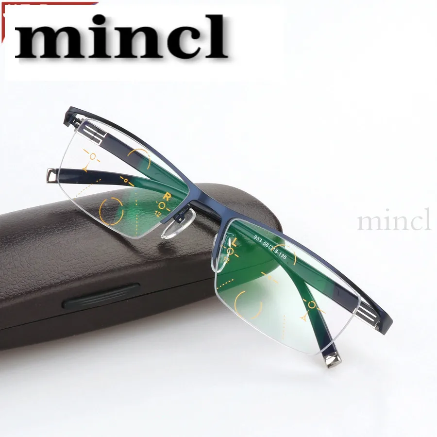 Asymptotically прогрессивные очки для чтения из титанового сплава полуобода