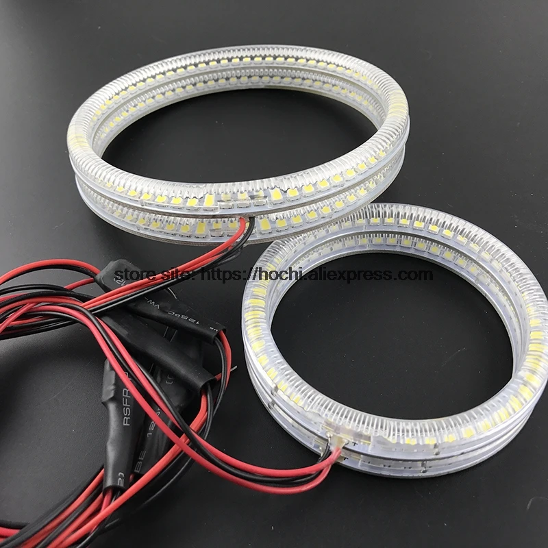 HochiTech ультра яркие красные/зеленые/Белый светодиодный глаза ангела 1800LM гало