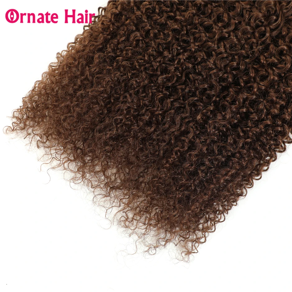 Пре-Цветной индийские волосы волнистые пряди с закрытием Non-Remy человеческие