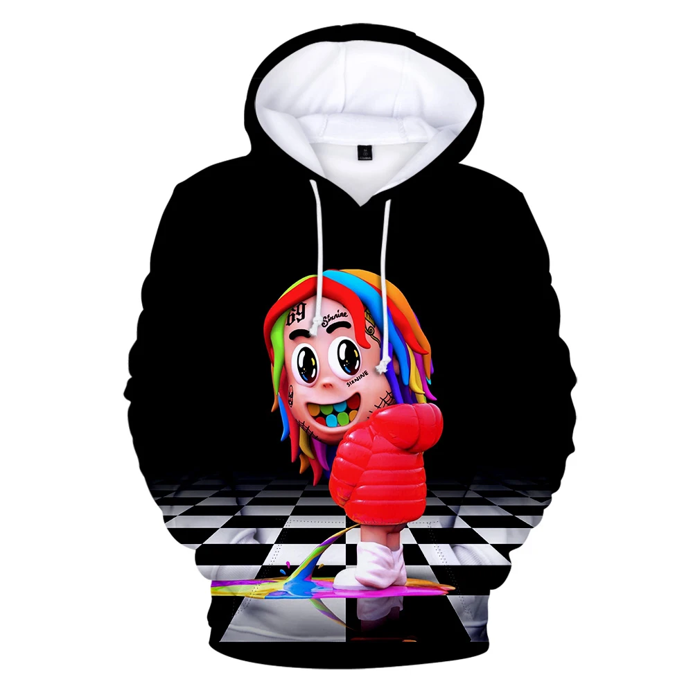 

Men Women 6IX9INE 3D Hoodie Sweatshirt Pullovers Tops Leopard Print Hoodies Jumper Sweatshirt 3d Hoody Oversized Spring Autumn
