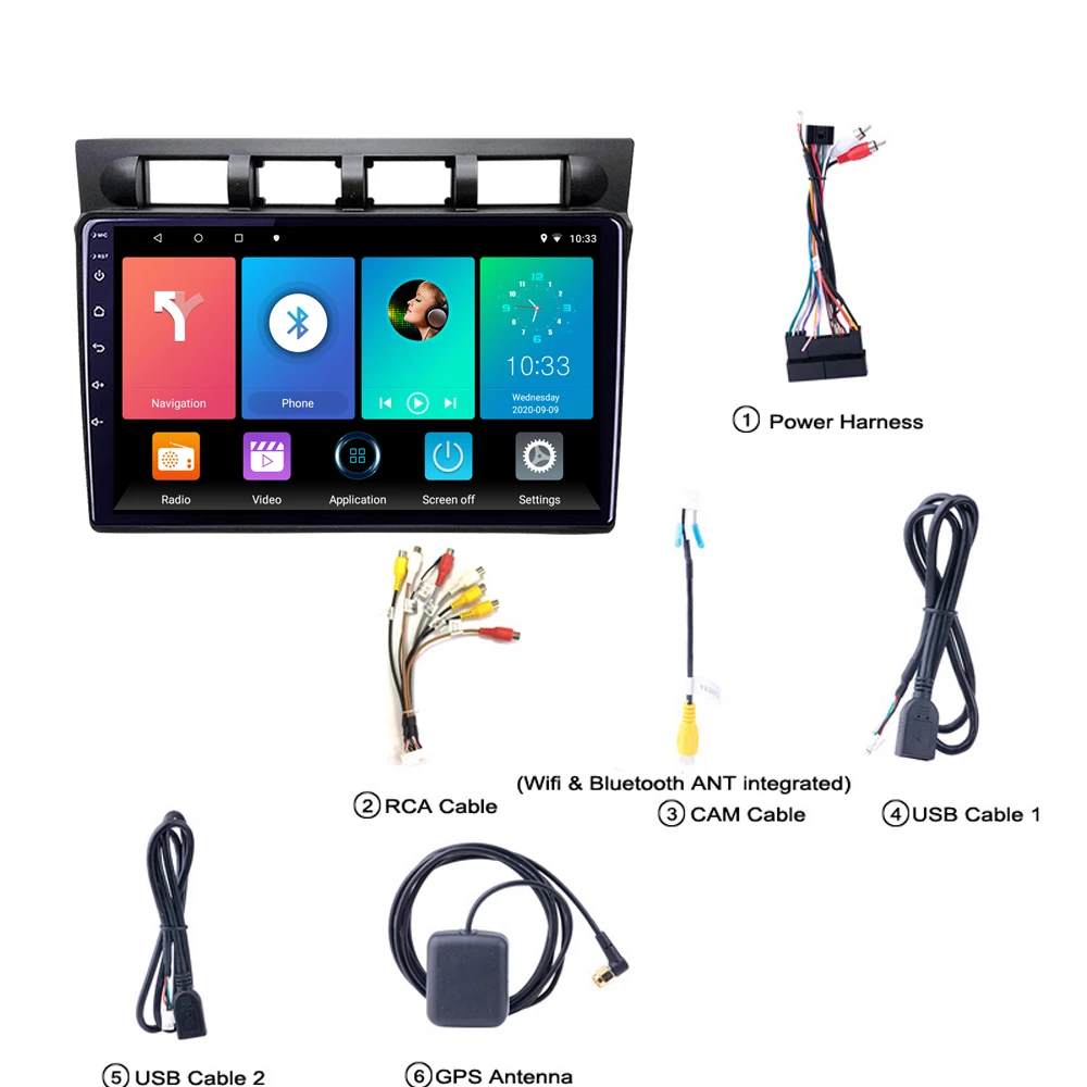 

Eastereggs For Kia Morning Picanto 2004 - 2007 2 din Adroid Car Radio Stereo WIFI GPS Navigation Multimedia Player head unit
