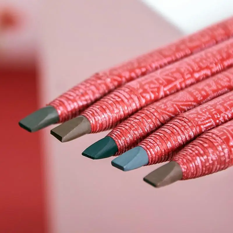

5 Colors Eyebrow Pen Waterproof Eyebrow Pencil Cosmetic Long Lasting Natural Dark Brown Eye Brow Pencil Eye Makeup Cosmetic QBMY