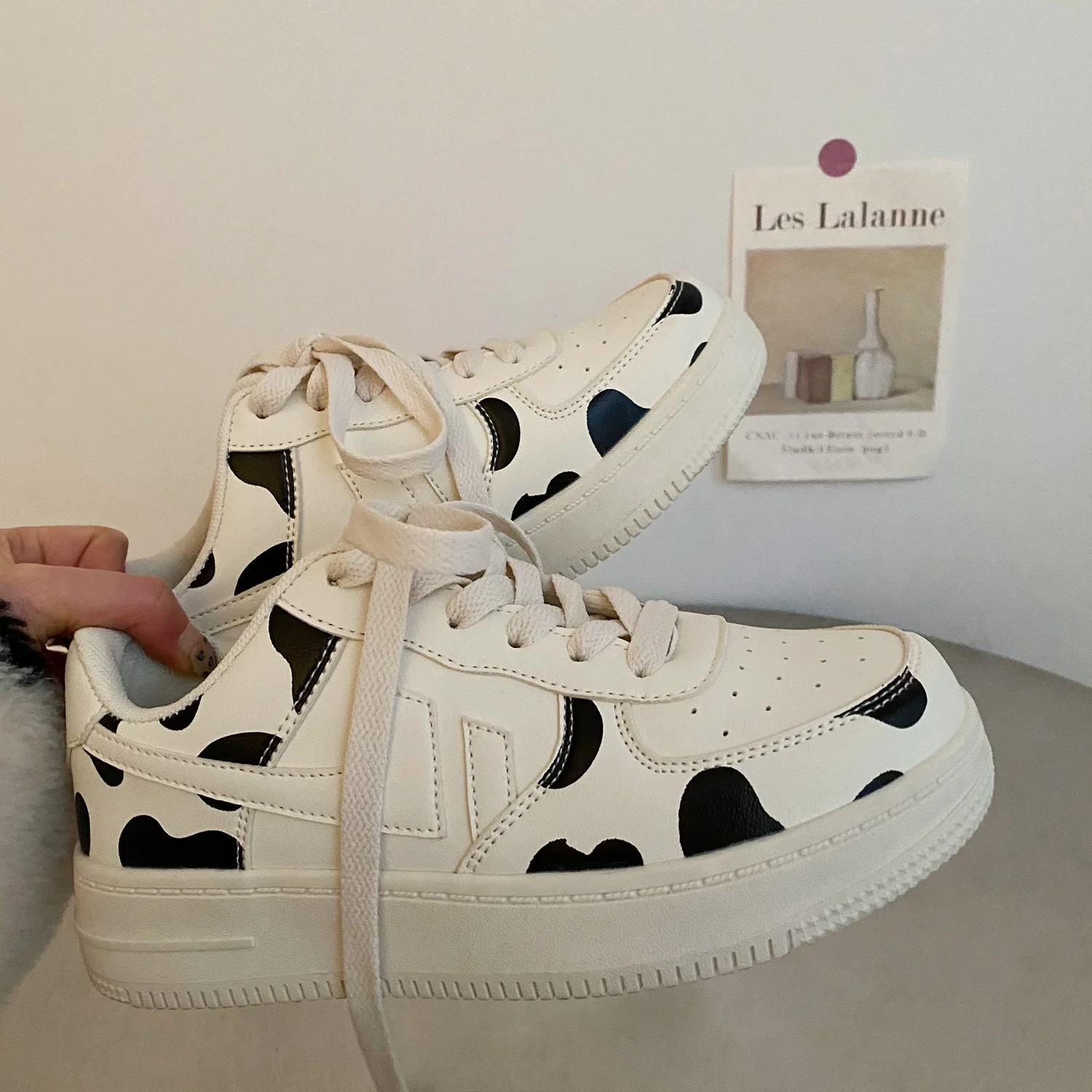 

INS New Women Spring Winter Casual Sneakers Female Lace Up Mesh Chunky Sneakers Woman Flat Platform Comfort Fashion Ladies Shoes