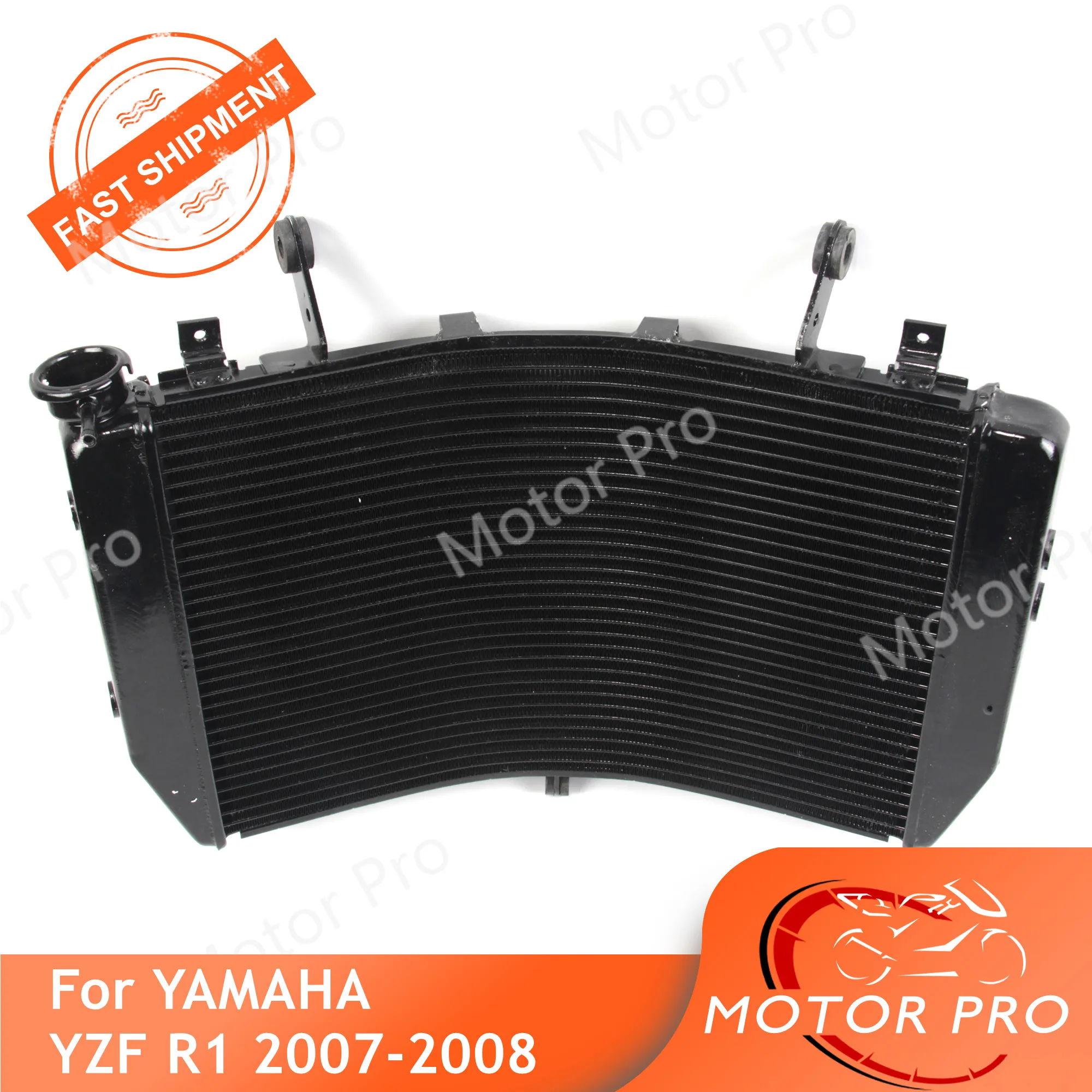 Радиатор мотоцикла для Yamaha YZF R1 2007 2008 Охладитель водяного охлаждения двигателя