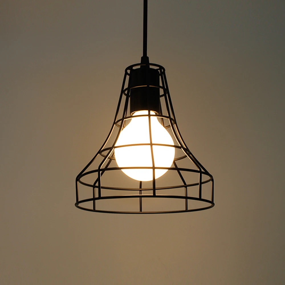 Подвесной светильник классический черный с защитой от ржавчины|Колпаки и
