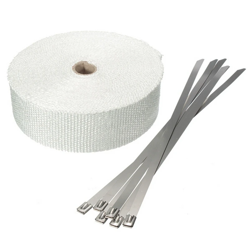 Защитная лента для выхлопной трубы мотоцикла 15 м|Подвесы хомуты и фланцы| |