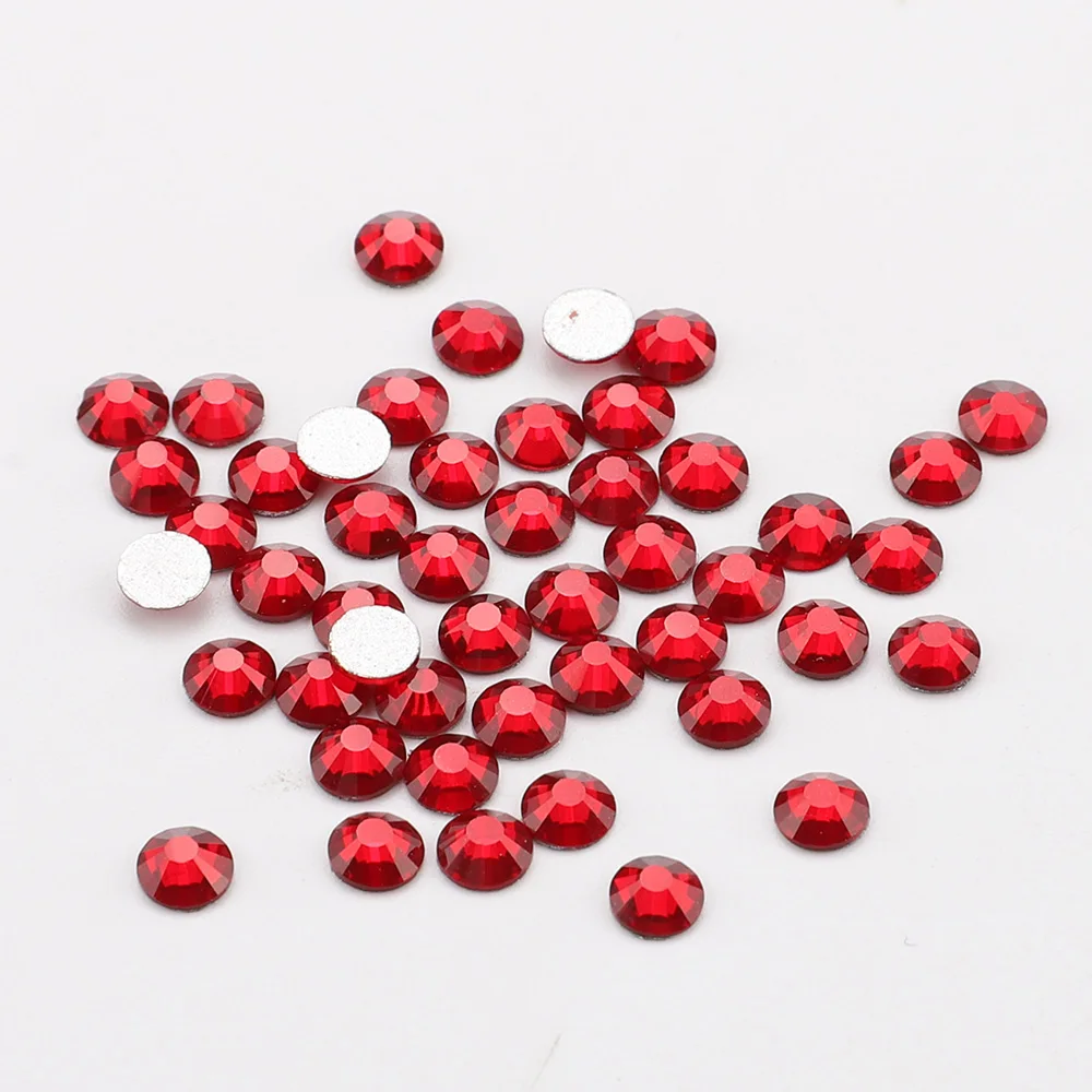 Dark Red Non Hot Fix Stone SS3-SS34 Crystal Flatback Rhinestones Hotfix Stones For Nail Art Decoration Part | Дом и сад