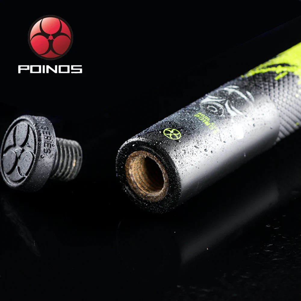 Горячая Распродажа POINOS бильярдный кий 13 мм Professional Carbon Fiber Tecnologia кленов вал пуля