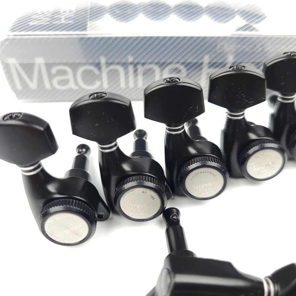 1 set gitarre locking tuners elektrische gitarre mechaniken mechaniken schloss string tuning pegs schwarz 【made in korea】 free global