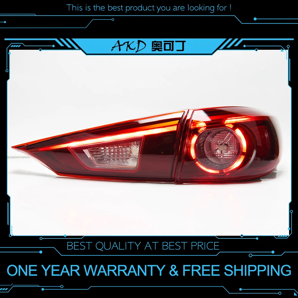 

Car Styling Taillights for Mazda 3 Mazda3 Axela LED Tail Light 2014-2017 Tail Lamp DRL Rear Turn Signal Automotive Accessories