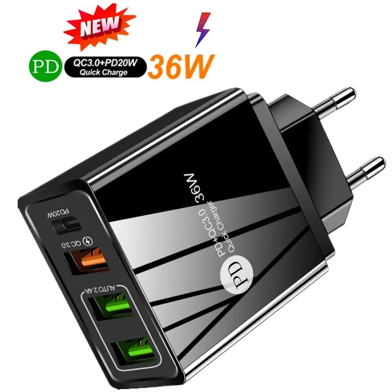 Сетевое зарядное устройство PD с USB Type-C 36 Вт | Мобильные телефоны и аксессуары
