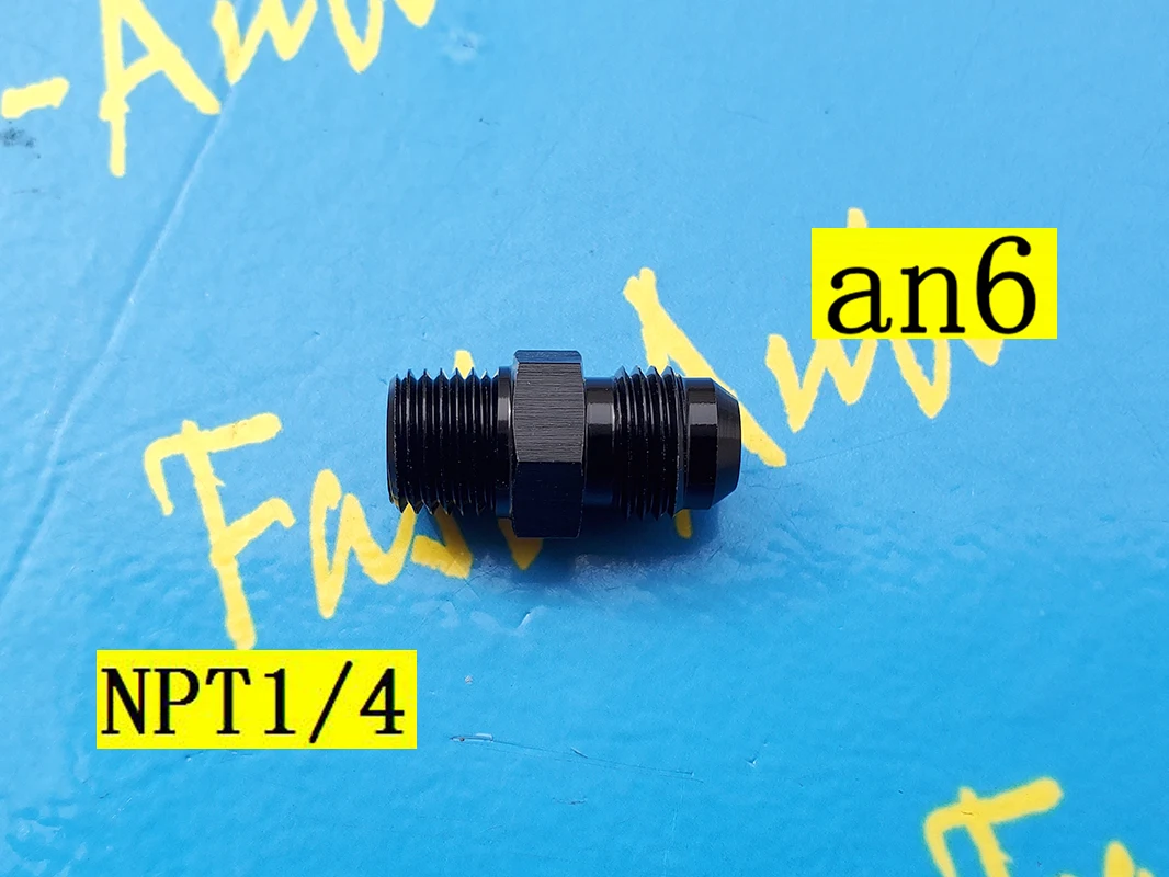 Мужской npt1/4 1/4npt npt 1/4 до 6an an6 an 6 адаптер | Автомобили и мотоциклы