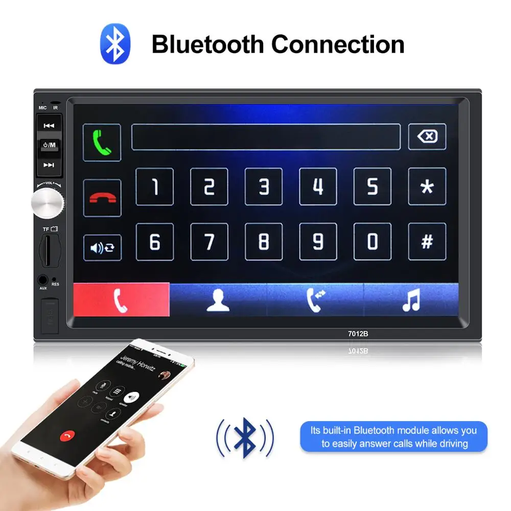 2din Автомагнитола coche recorder 7 &quotHD сенсорный экран Bluetooth MP5 плеер Авто аудио стерео TF