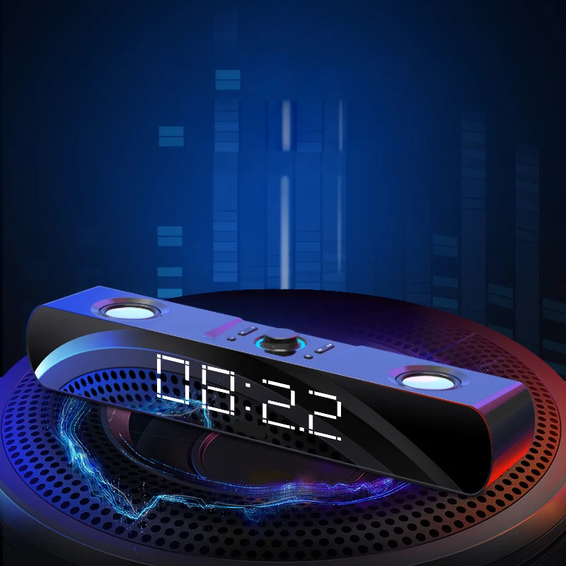 Часы Будильник SH16 компьютер аудио Настольный ТВ активные мультимедия небольшая